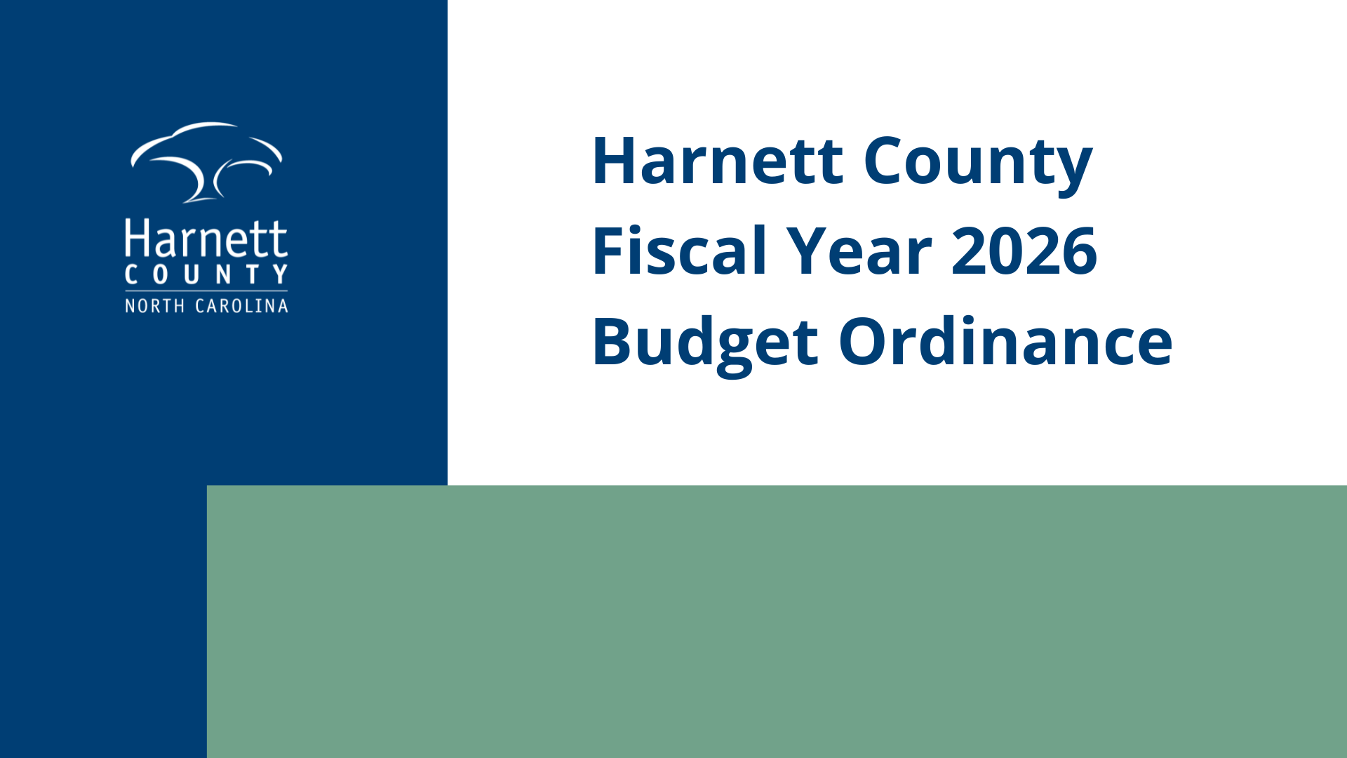 FY 2025-2026 Budget Ordinance