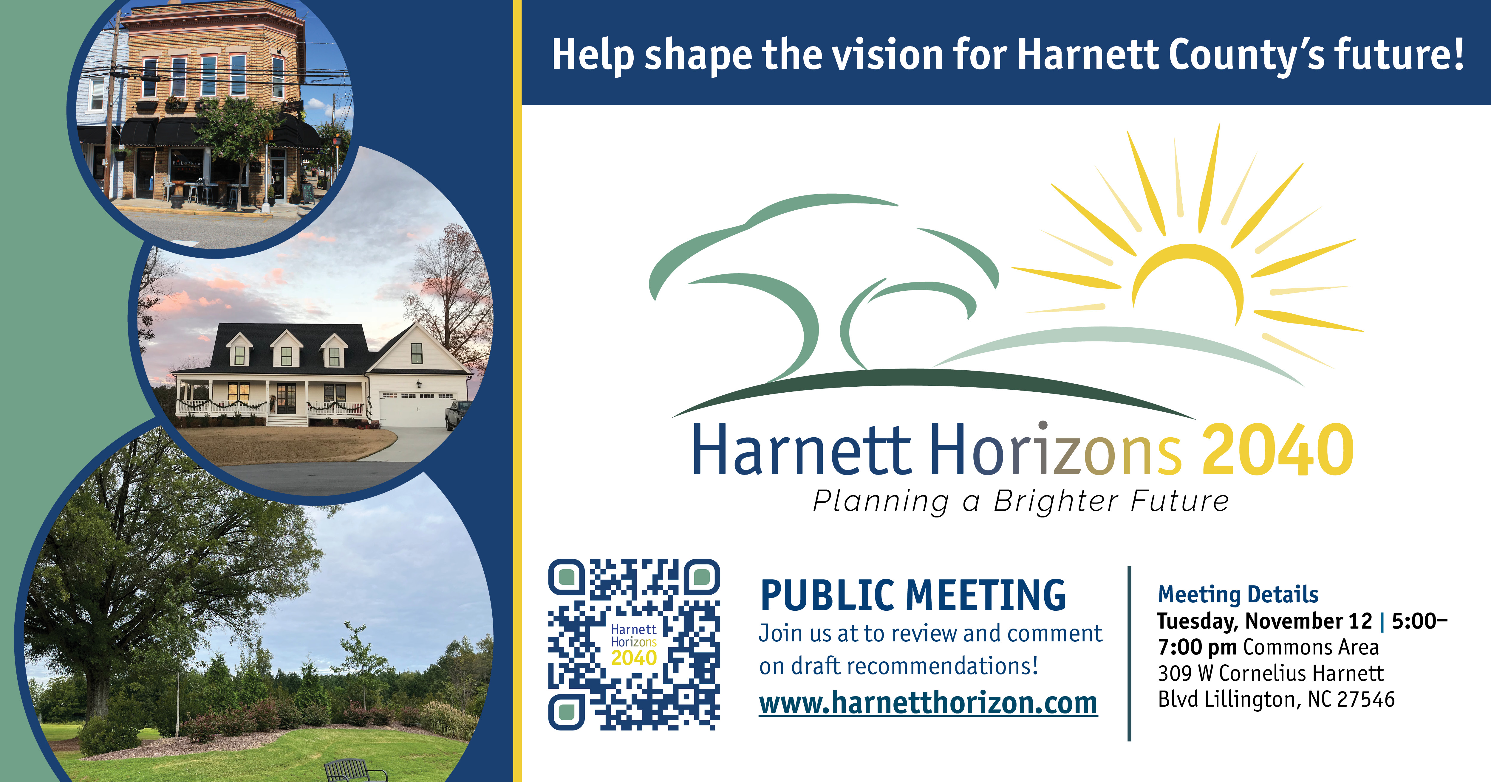 Harnett Horizons Meeting 2040: Public Open House 