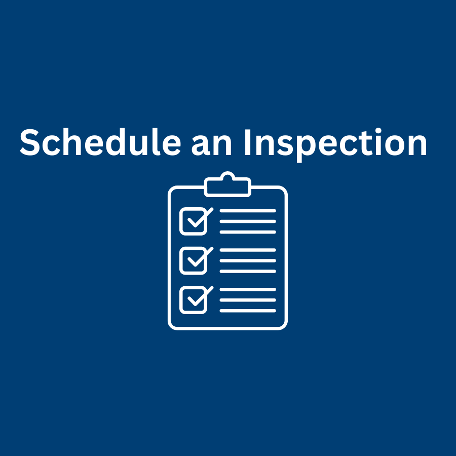 Schedule an Inspection 