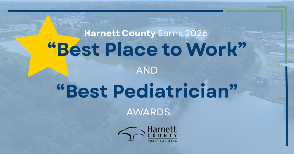 Harnett County Earns 2026 “Best Place to Work” and “Best Pediatrician” Awards