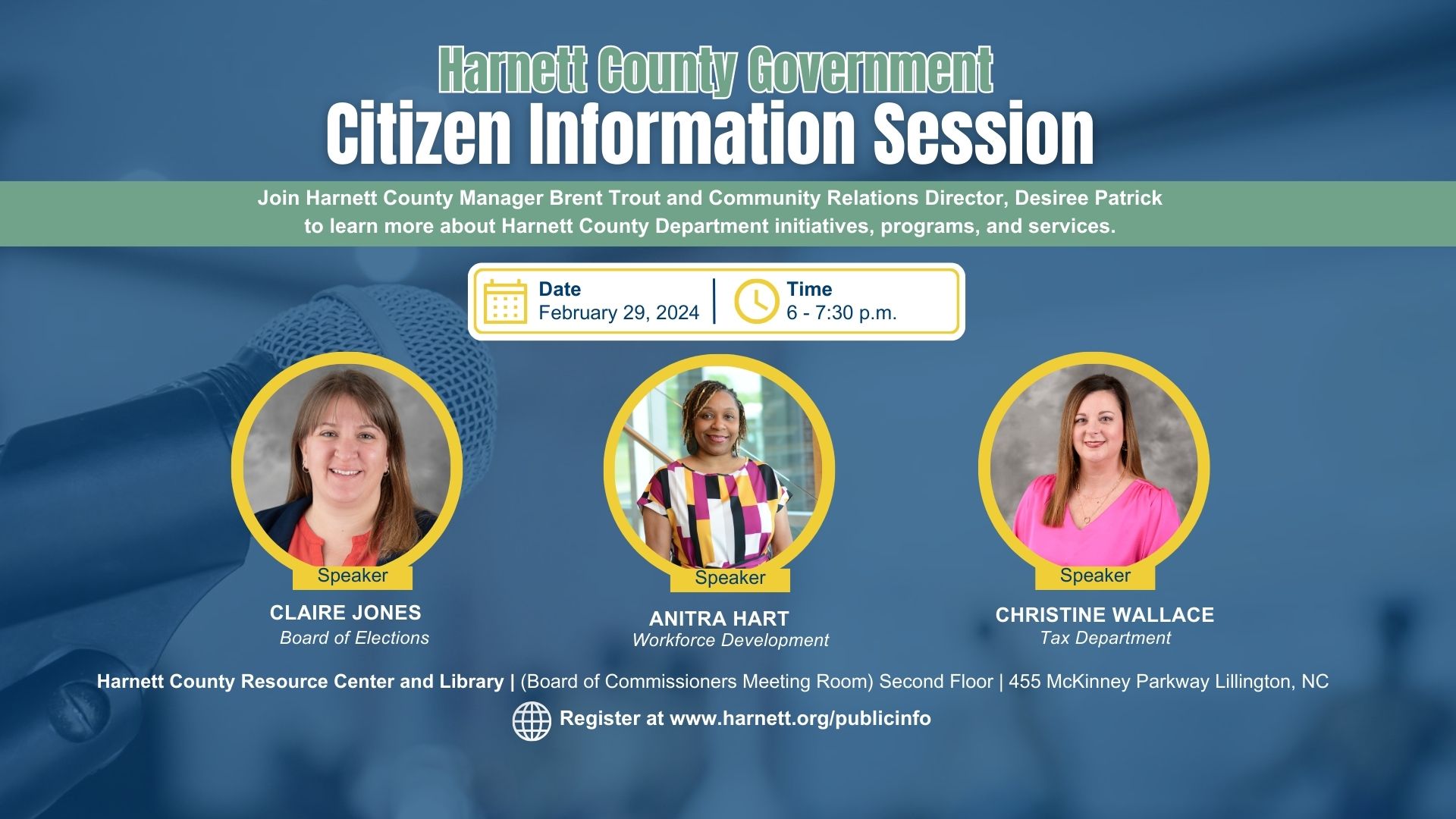 February 2024 Citizen Information Session