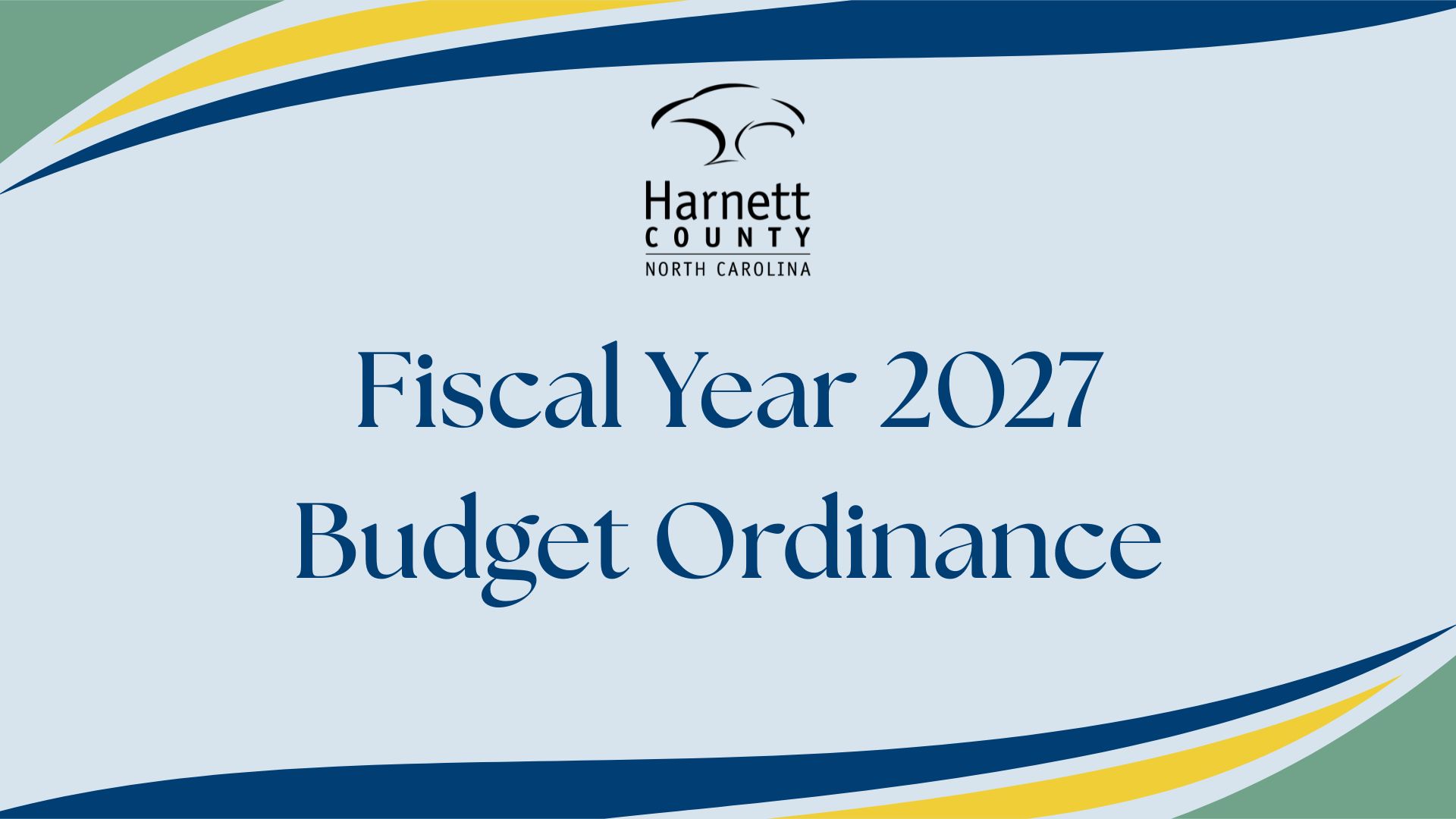 2026-2027 Budget Ordinance