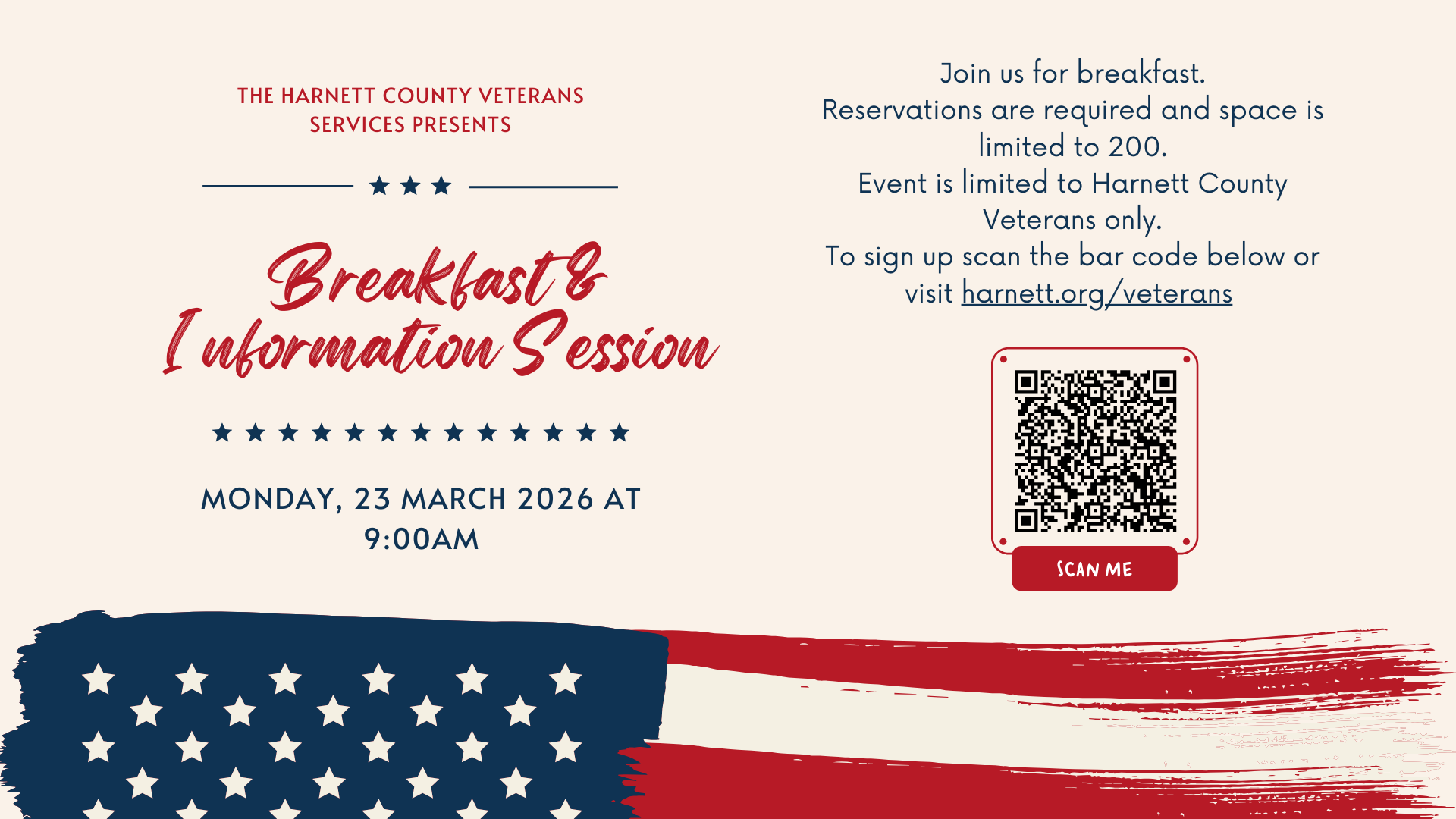 Veterans Breakfast and Information Session