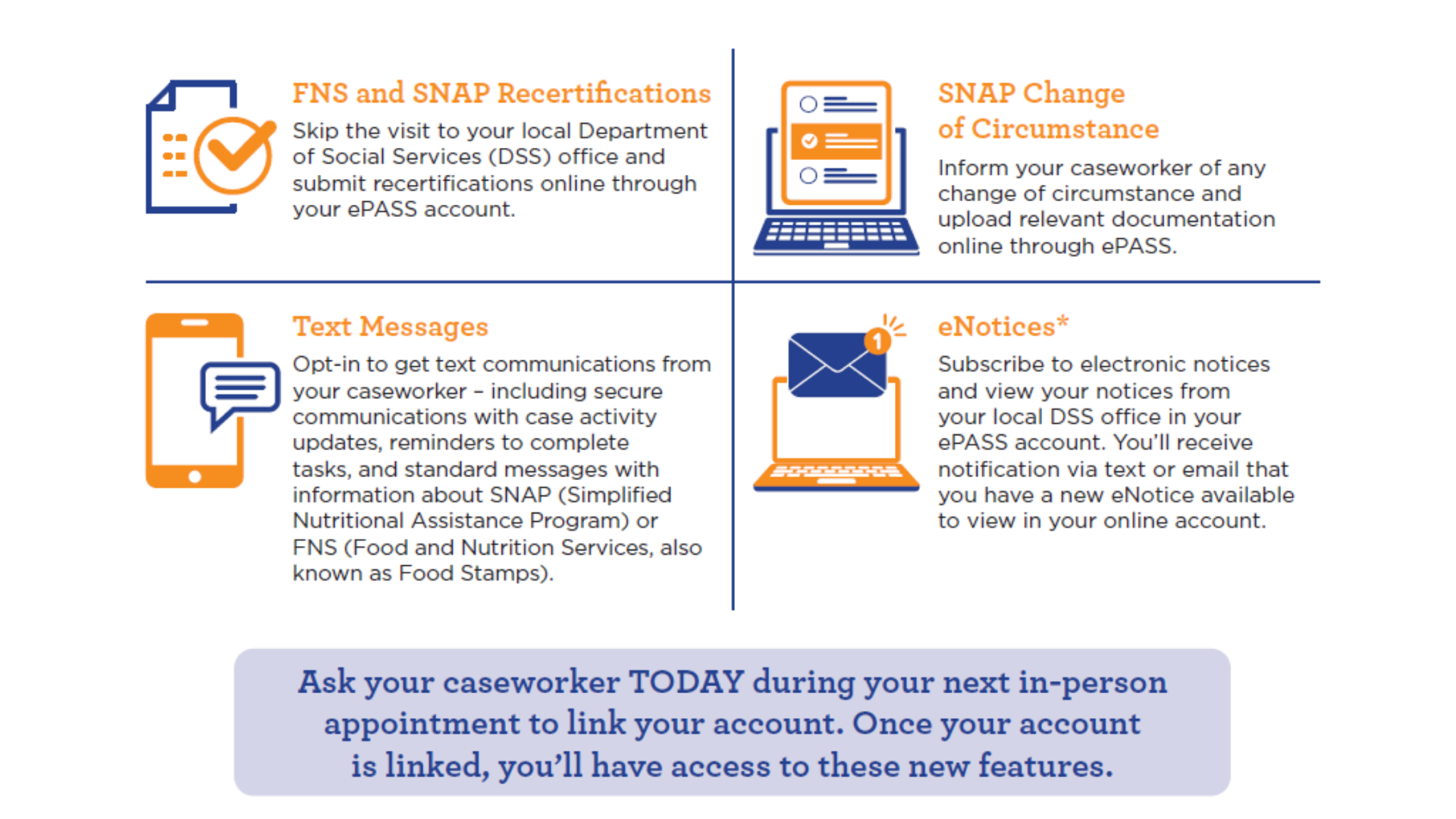 New Online ePASS Account Features