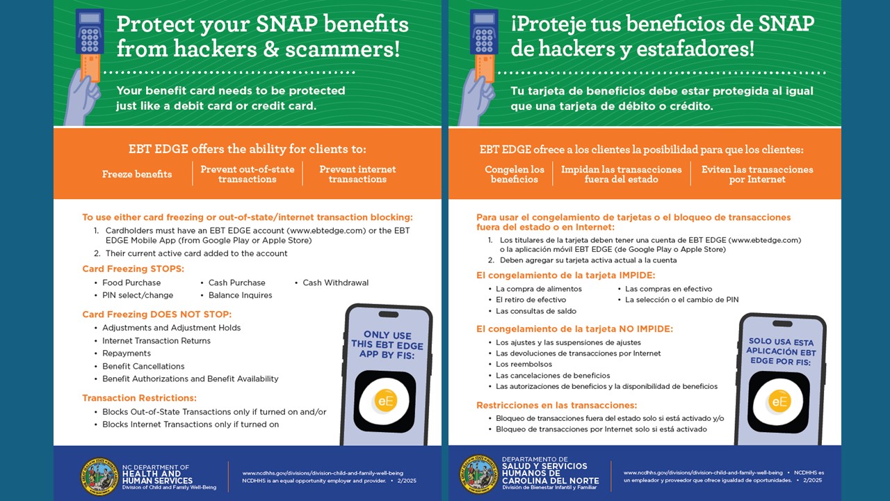 Protect Your SNAP Benefits from Hackers & Scammers!